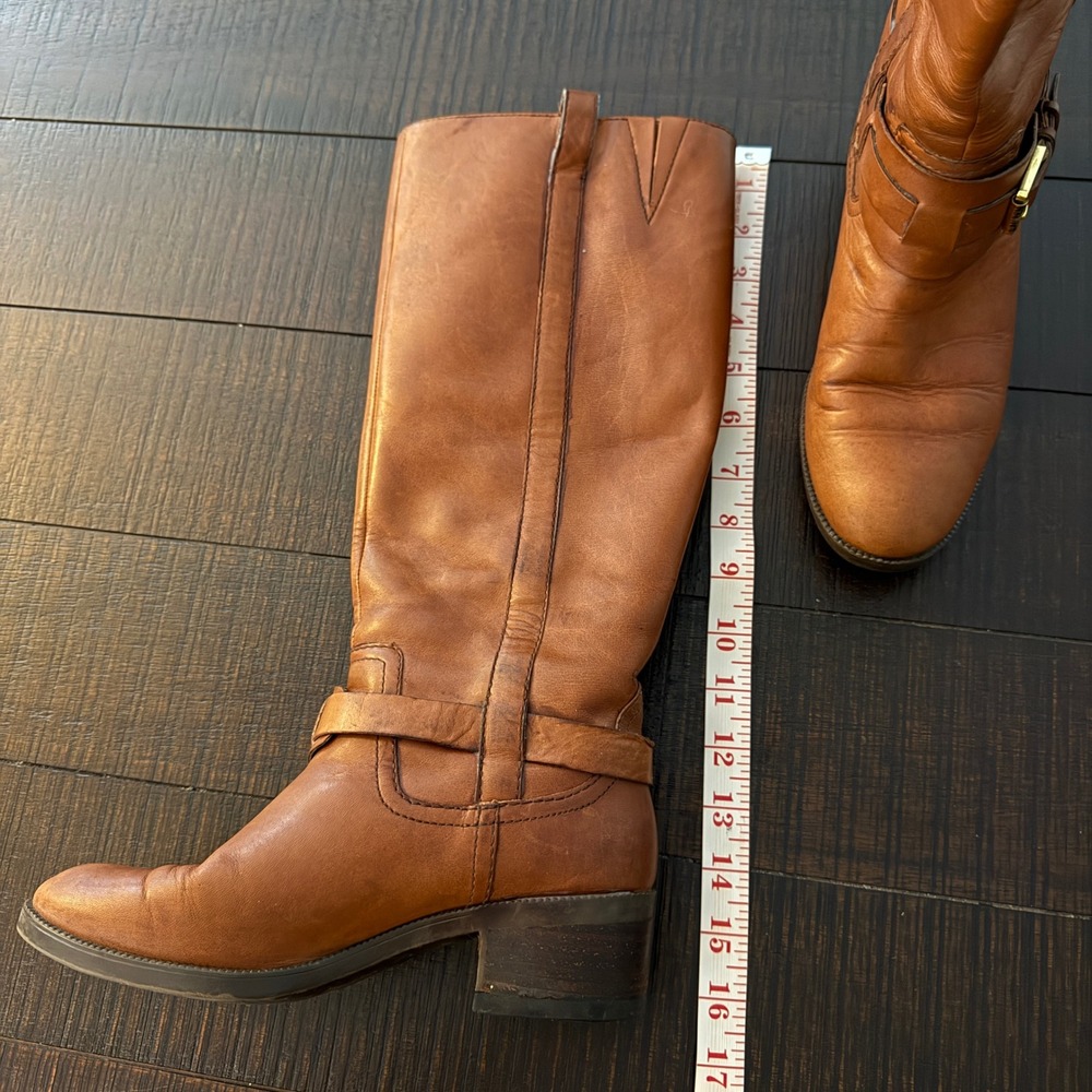 Lauren Ralph Lauren Riding Boots Womens 6.5B Brown Leather Charleen Equestrian - Picture 5 of 15